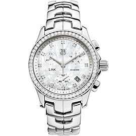 Ladies' Tag Heuer Link CJF1314 Stainless Steel Diamonds 32MM Quartz Watch