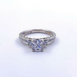 TACORI Classic Crescent HT2430SM12X 0.64 tcw Semi Mount Engagement Ring Platinum