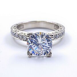 TACORI Classic Crescent HT2229A 1.00 tcw Semi Mount Engagment Ring Platinum