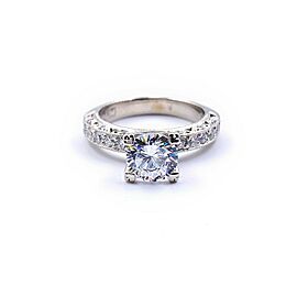 TACORI Classic Crescent HT2229A-40X 0.40 tcw Semi Mount Engagement Ring Platinum