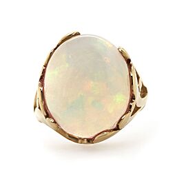 14k Yellow Gold 11.08ct Opal Ring