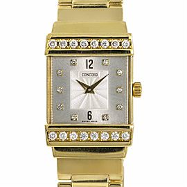 Concord Crystale 51.C1.1431 Womens Quartz Watch 0.64CT 90.8 Gram 18K Gold 21mm