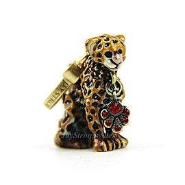 JAY STRONGWATER CHARMING SUPER RARE LEOPARD MARA CHARM SWAROVSKI BOX USA