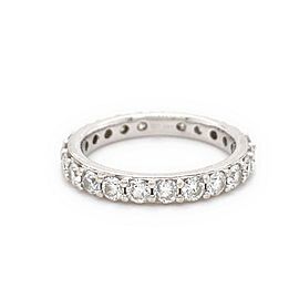 2.00 tcw Round Brilliant Diamond Eternity Band in 14kt White Gold