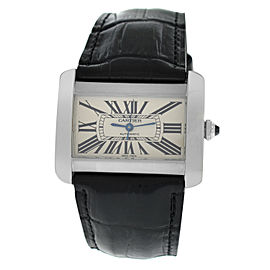 Cartier Divan 2612 Unisex Large Stainless Steel Automatic 38MM Watch