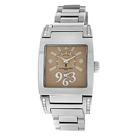 De Grisogono Tino Acier N03.002/B Ladies Diamond Steel Quartz 29MM Watch