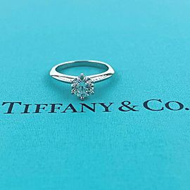 Tiffany & Co. Round Diamond 0.83 cts I VS1 Engagement Ring Plat EX EX EX