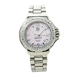 Tag Heuer Formula 1 WAC1216 Pink MOP Dial Ladies Watch 36MM