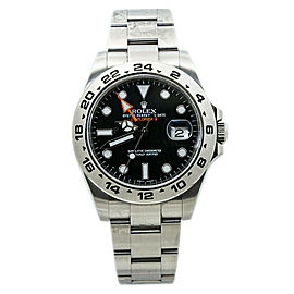 Rolex ExplorerII 216570 Black Dial Automatic Mens Watch