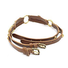 Gucci Brown x Gold Tiger Feline Head Choker 240252