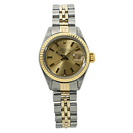 Rolex Date 6917 14K Two Tone Ladies Automatic Watch 26MM