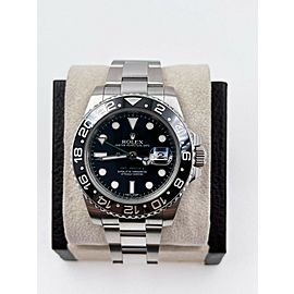 Rolex GMT Master II 116710 Black Ceramic Stainless Steel Box Papers 2011