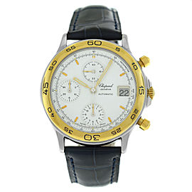 Chopard 8168 Men's Yellow Gold & Steel Automatic Chronograph 37MM Watch