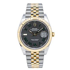 Rolex Datejust 126333 Brand New 18K Two Tone Wimbledon Dial 2021 41MM