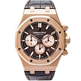 Audemars Piguet Royal Oak 26331OR.OO.D821CR.01 Chocolate Dial Watch B&P 2018