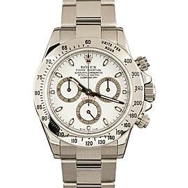 Rolex Daytona 116520 Cosmograph White New Full Sticker Watch 40MM