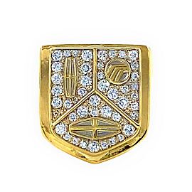 Cartier Vintage1985 Lincoln Mercury Merkur Diamond and 18kt YG Signet Ring