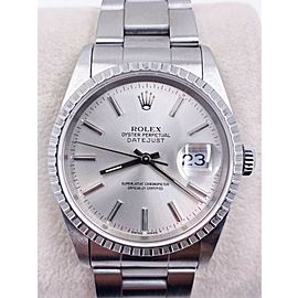 Rolex Datejust 16220 Silver Dial Stainless Steel