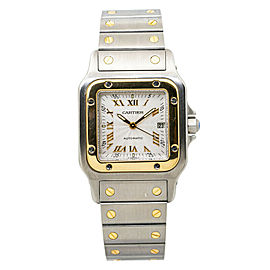 Cartier Santos Galbee 2319 W20041C4 Automatic 18K Two Tone Silver Dial Unisex