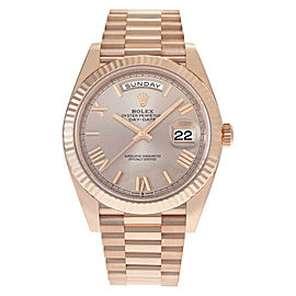 Rolex Day-Date 228235 18K Everose Gold Sundust Dial Aug 2021New Watch