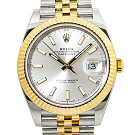 Rolex Datejust 126333 18K Two Tone Silver Dial Automatic