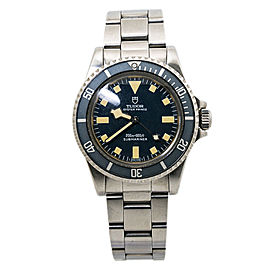 Tudor Oyster Prince 94010 Automatic Men's Watch Blue Dial 40mm