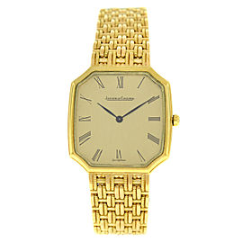 Jaeger LeCoultre 120.064.1 18K Solid Yellow Gold 28MM Quartz Watch