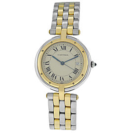 Cartier Panthere Vendome Unisex Two Row Gold Steel Quartz 30MM Watch