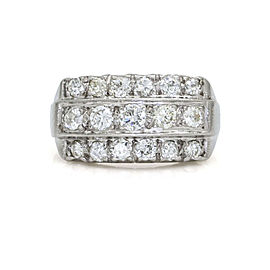 1.80 ct Diamond Platinum Statement Ring