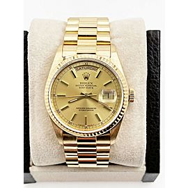 Rolex Day Date President Champagne Dial 18K Yellow Gold