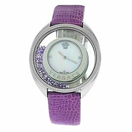 Versace Destiny Spirit MOP Floating Crystals Quartz Watch 38MM 86Q953MD497 S702