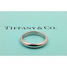 Tiffany & Co Lucida Platinum Wedding Band Ring 3 mm wide