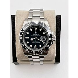 Rolex GMT Master II Black Ceramic Stainless Steel