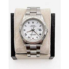 Rolex 16264 Datejust White Dial Thunderbird Stainless Steel