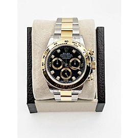 BRAND NEW Rolex Daytona 116503 Diamond Dial 18K Yellow Gold Steel