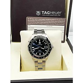 Tag Heuer Aquaracer Calibre 7 GMT WAK211A Stainless Steel