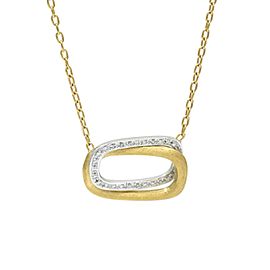 Marco Bicego Murano Link Diamond Necklace in 18k Yellow Gold