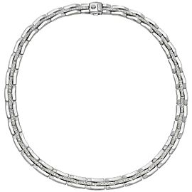 CHIMENTO Articulate Three Row Diamond Links 1.93 tcw Necklace 18kt White Gold