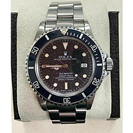 Rolex Sea Dweller Black Stardust Rare MK3 Dial Stainless Steel Unpolished