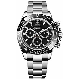 Rolex Daytona 116500LN Ceramic Black Dial Chronograph New 2021 Oct Box&Card 40mm