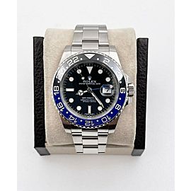 Rolex Batman GMT Master II Black Blue Stainless Steel