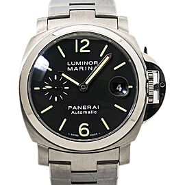 Panerai Luminor Marina Automatic Maens Watch Black Dial 40mm