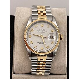 Rolex Datejust Jubilee Dial 18K Yellow Gold Stainless Steel