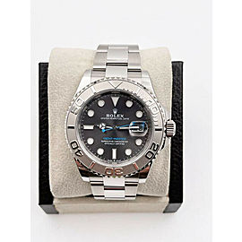 Rolex Yacht Master Rhodium Dial Platinum Stainless Steel