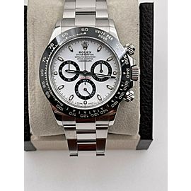 Rolex Daytona PANDA White Dial Black Ceramic Bezel Steel