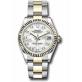 Rolex Datejust Oyster Factory MOP Diamond Watch 31mm