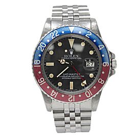 Rolex GMT-Master Serial Pepsi Patina Automatic Watch 40mm