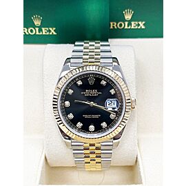 Rolex 126333 Datejust 41 Black Diamond Dial