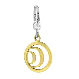 New Damiani Model: 20031632 18K Yellow White Gold $1,188 Logo Pendant