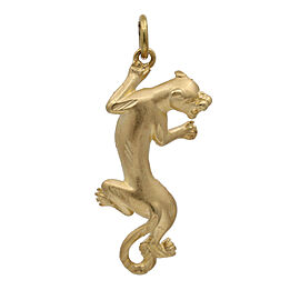 Panther Pendant in 14k Yellow Gold